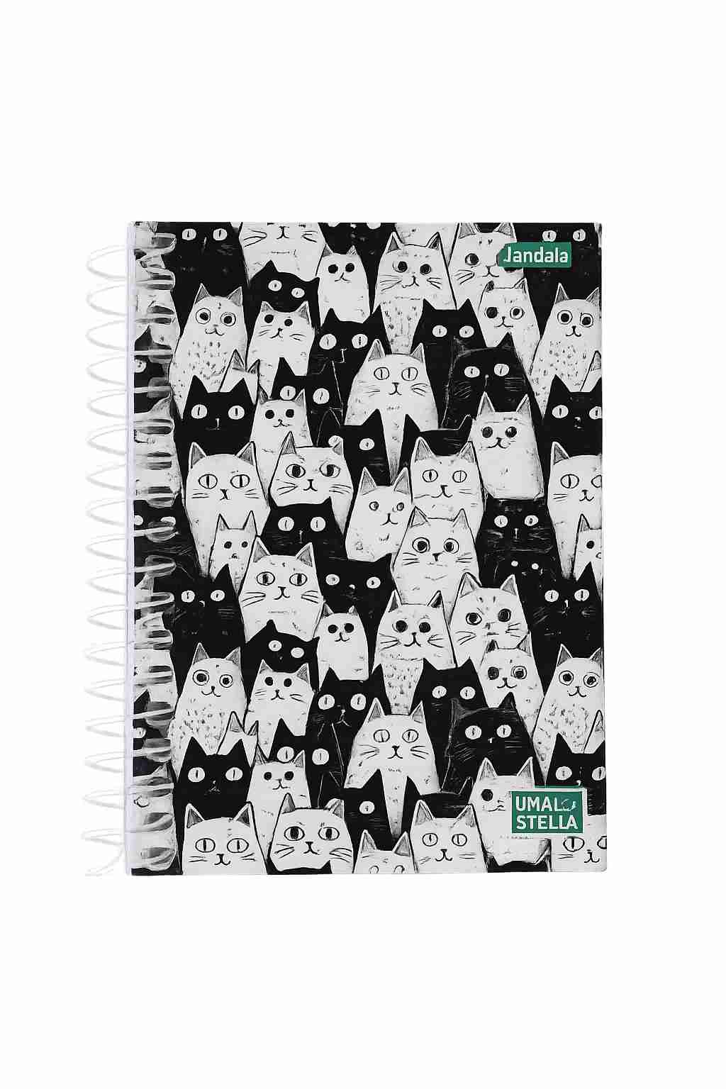 CADERNO ESPIRAL 1/4 CD STELLA 